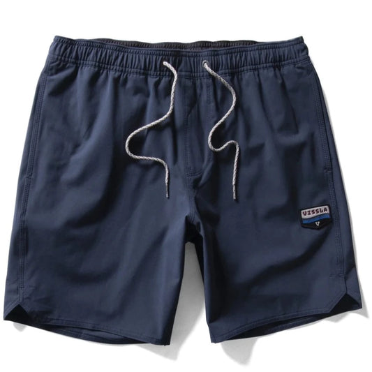Vissla Men's ECO Elastic Shorts 17.5" - Midnight Blue Mens Shorts