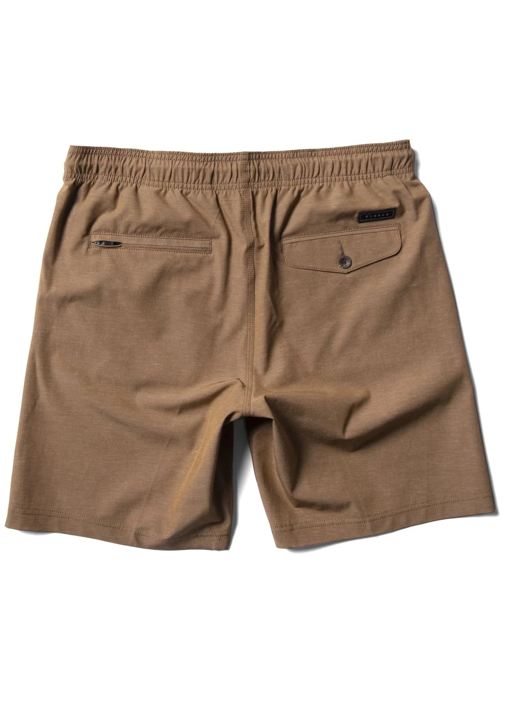 Vissla Hemp No See Em's ECO Elastic Shorts 18.5" - Dark Khaki Mens Shorts