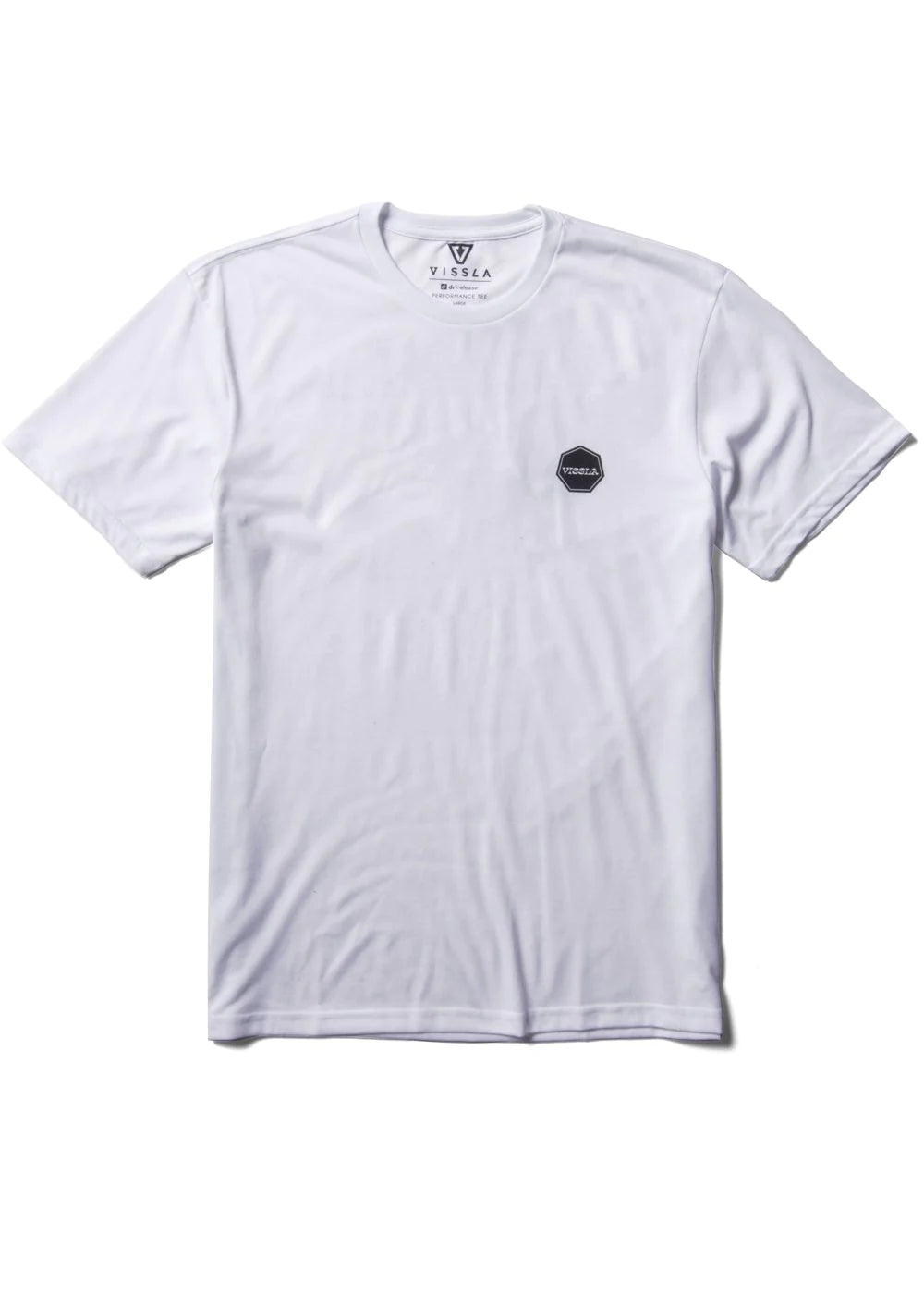 Vissla High Tide Comp Lite Dri Release Tee - White Mens T Shirt