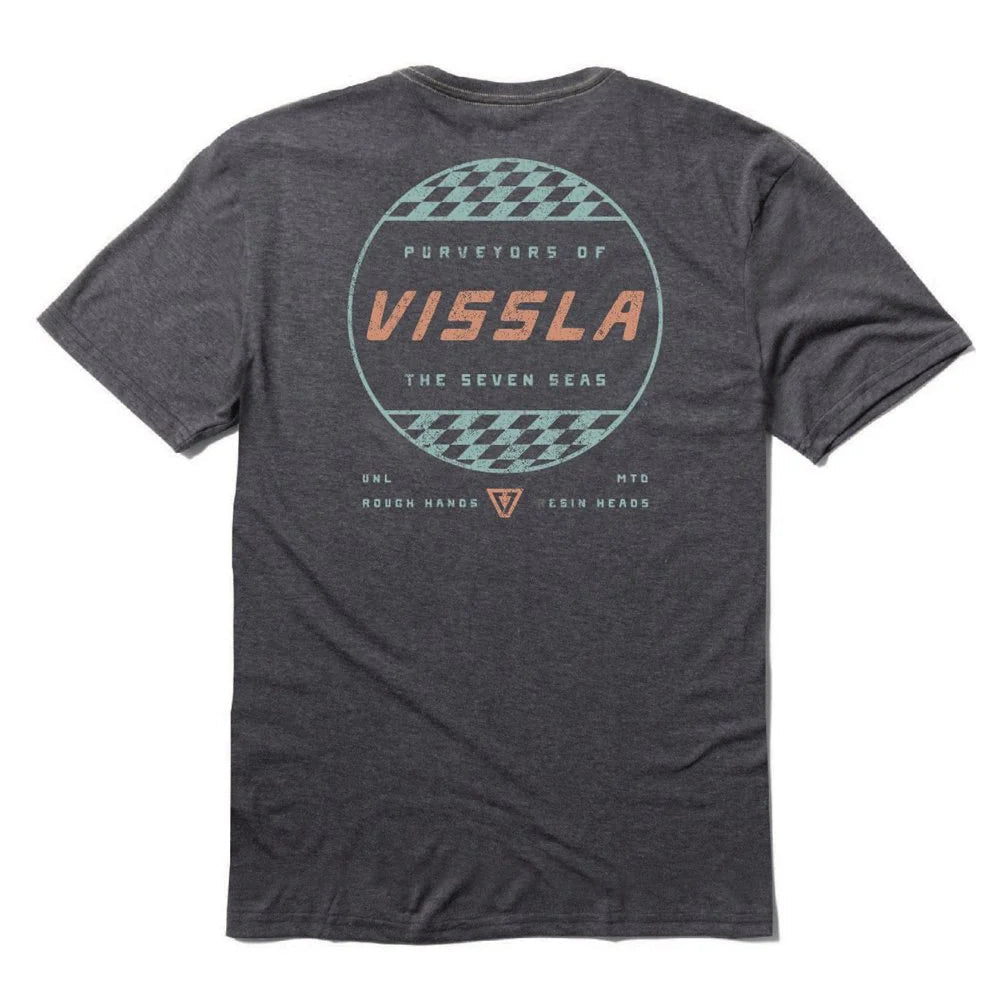 Vissla Rough Hands COMP LITE ECO PERFORMANCE TEE - Blk Heather
