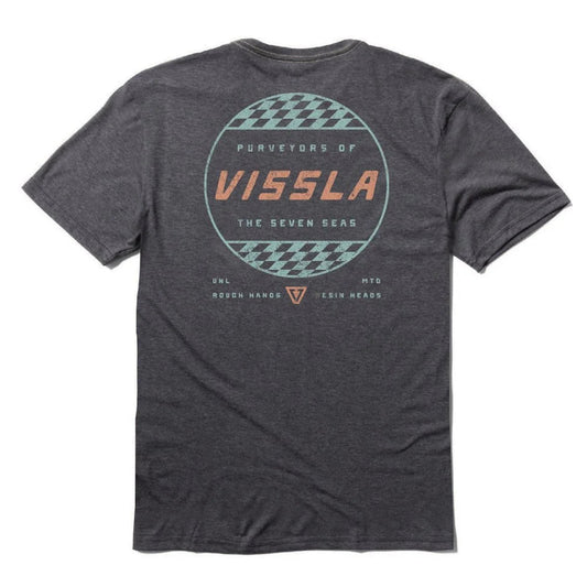 Vissla Rough Hands COMP LITE ECO PERFORMANCE TEE - Blk Heather