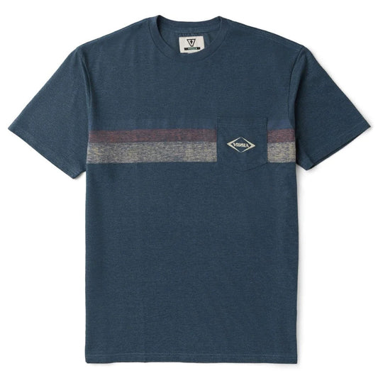 Vissla Speed Line Premium Cosmic Wash Tee - Midnight Mens T Shirt