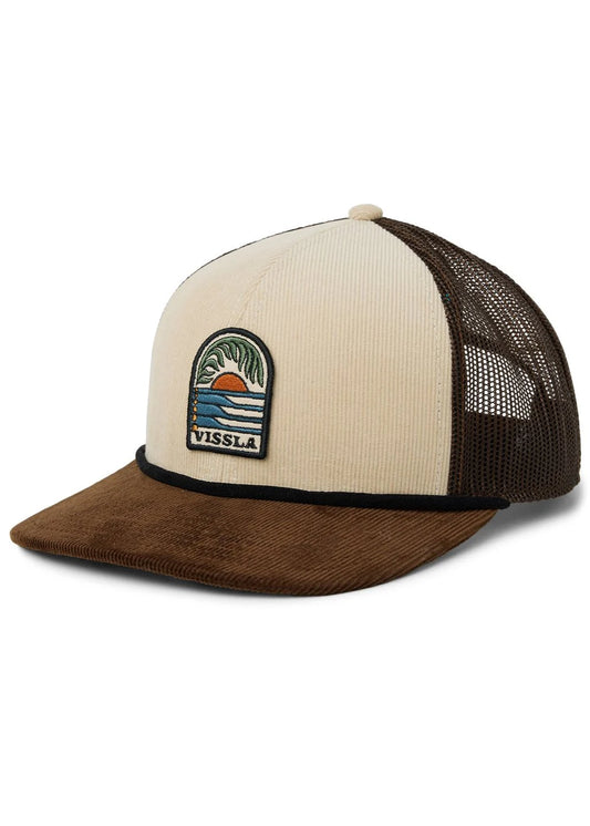 Vissla West Winds Cord Trucker Hat - Lt tan Mens Hat
