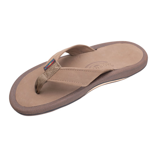 Rainbow Sandals Navigator Leather Sandals - Dark Brown Mens Footwear