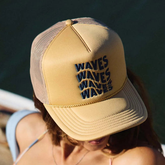 Oneill Arline Women's Trucker Hat - Waves Waves Waves Womens Hat