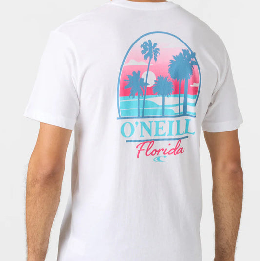 O'Neill Florida Palms Men's Tee Shirt - White Mens T Shirt