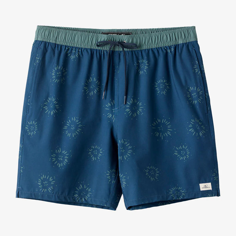 O'Neill Hermosa E Waist Lined Shorts 17" - Midnight Navy Mens Boardshorts