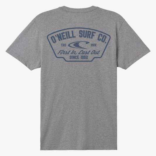 O'Neill Respect Logo Men's Tee Shirt - Heather Grey Mens T Shirt