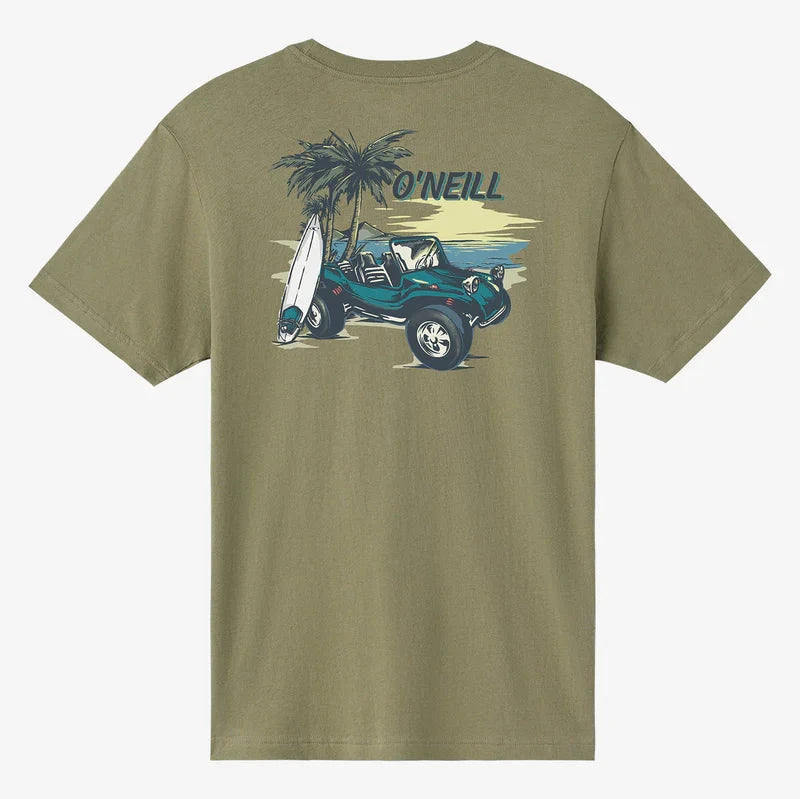 O'Neill Speed Buggy Men's Tee Shirt - Lichen Green Mens T Shirt