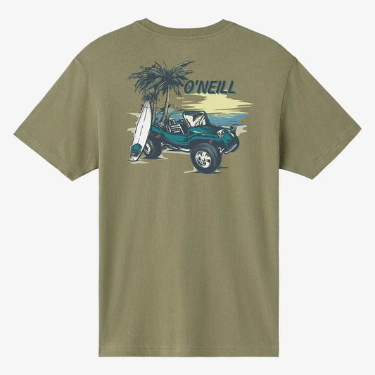 O'Neill Speed Buggy Men's Tee Shirt - Lichen Green Mens T Shirt
