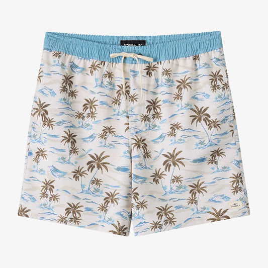O'Neill Hermosa E Waist Lined Shorts 17" - Cream Mens Boardshorts