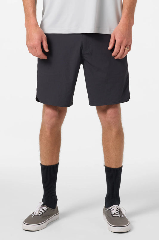 Oneill TRVLR Halfback Elastic Waist 18" Shorts - Black Mens Shorts