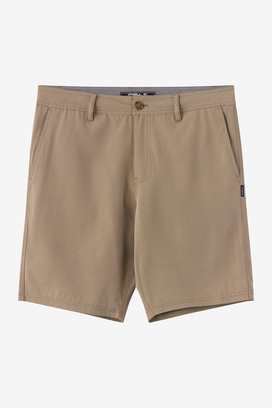 O'neill Reserve Light Check 19" Shorts -Dark Khaki Mens Shorts