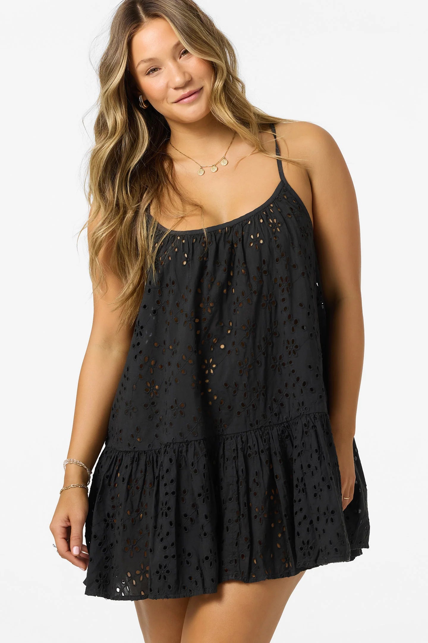 Oneill Kylee Mini Coverup dress - Black Dress