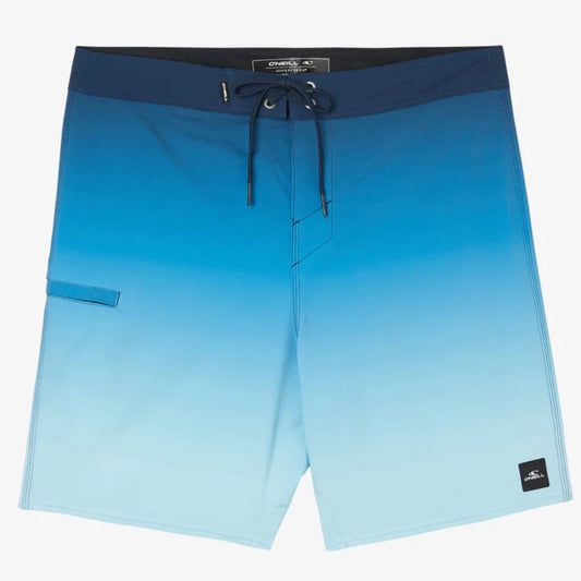 O'Neill Hyperfreak Heat Fade 19" Boardshorts - Blue Fade Mens Boardshorts