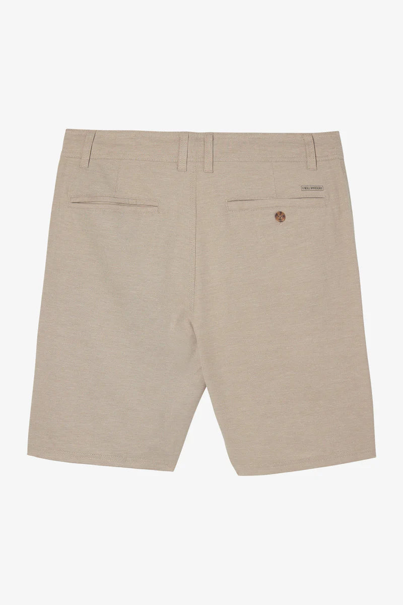 O'neill Reserve Light Check 19" Shorts - Dark Khaki Mens Shorts