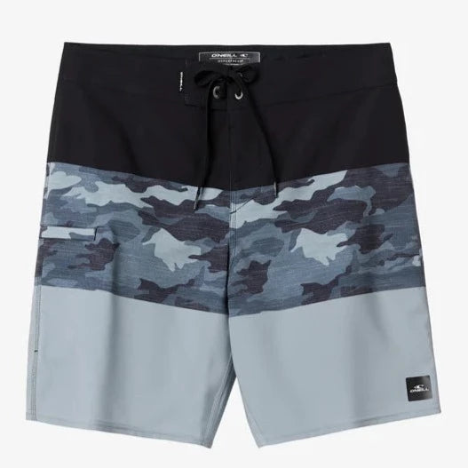 O'Neill Hyperfreak Heat Block 19" Boardshorts - Black Camo Mens Boardshorts