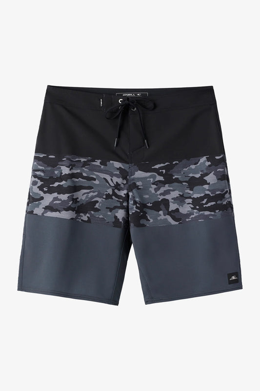 O'Neill Hyperfreak Heat Block 19" Boardshorts - Black Camo Mens Boardshorts