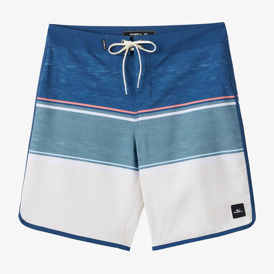 O'Neill Lennox Scallop 19" Boardshorts 20" - Cream 2 Mens Boardshorts