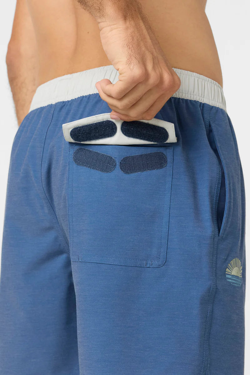 O'Neill OG Scallop 16" Elastic Boardshorts - Vintage Indigo Mens Boardshorts
