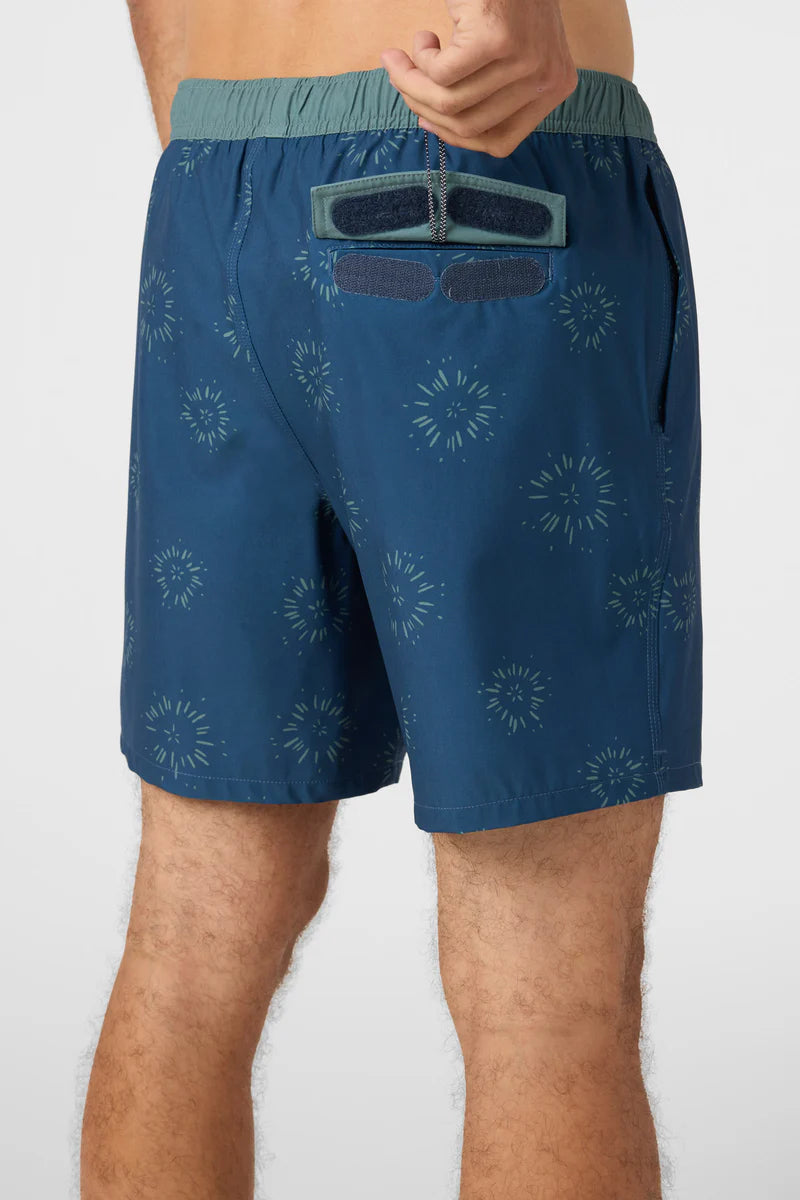 O'Neill Hermosa E Waist Lined Shorts 17" - Midnight Navy Mens Boardshorts