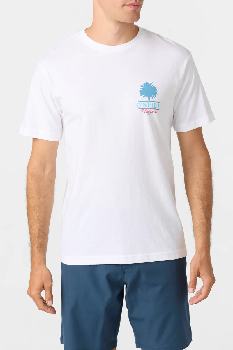 O'Neill Florida Palms Men's Tee Shirt - White Mens T Shirt