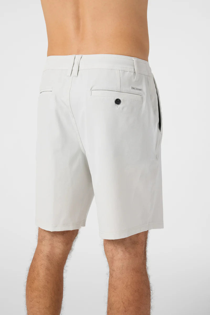 Oneill Reserve Heather 19" Hybrid Shorts - Heather Fog Mens Shorts