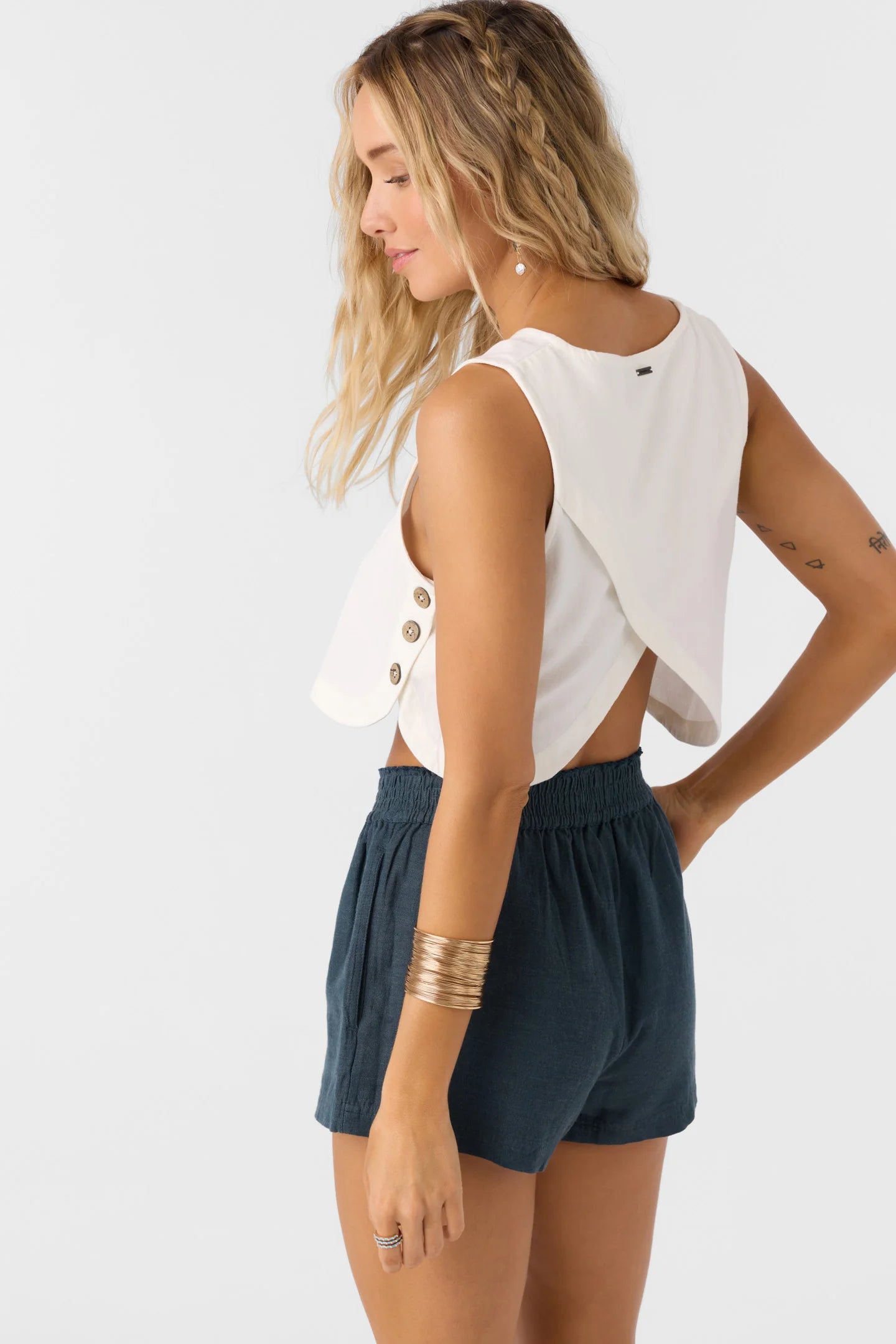 Oneill Sanders Beach Shorts Women - Slate Womens Short