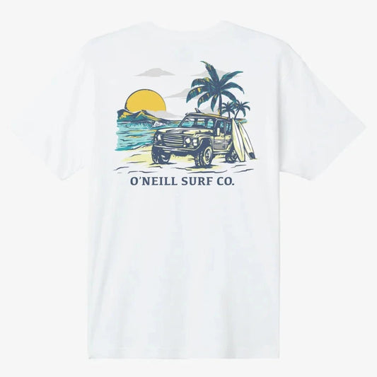 O'Neill Free Whellin Men's Tee - White Mens T Shirt