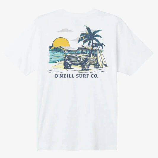 O'Neill Free Whellin Men's Tee - White Mens T Shirt