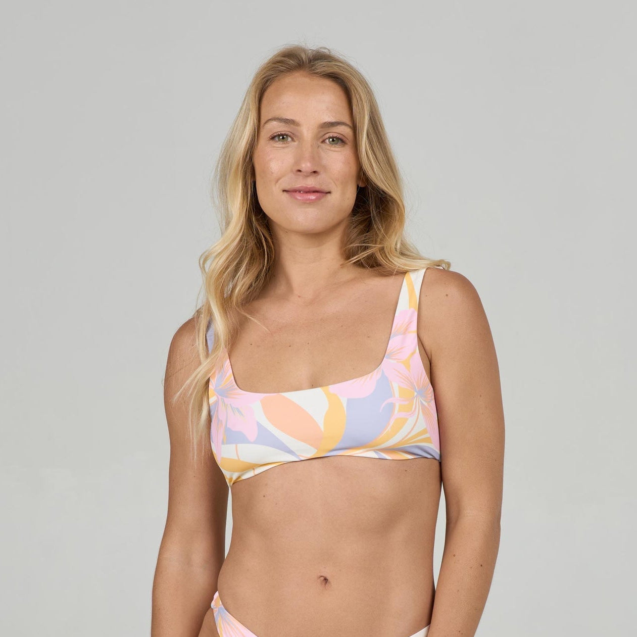 Salty Crew Bloomed Bralette - Off White womens swimwear