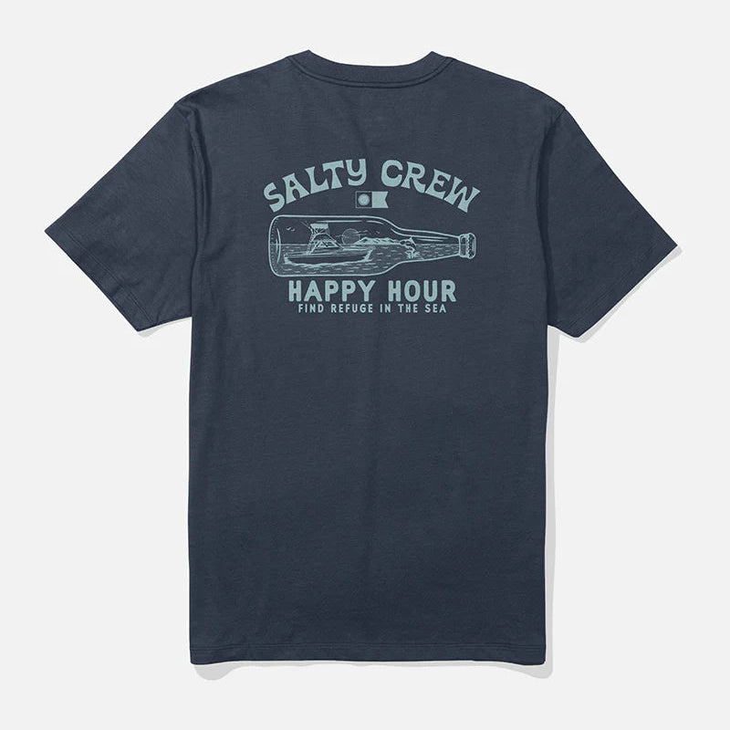 Salty Crew Bottle Rocket Classic Men's S/S Tee- Navy Mens T Shirt