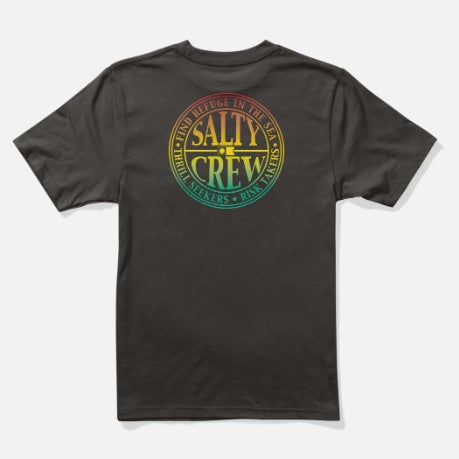 Salty Crew Global S/S Tee - Black Mens T Shirt