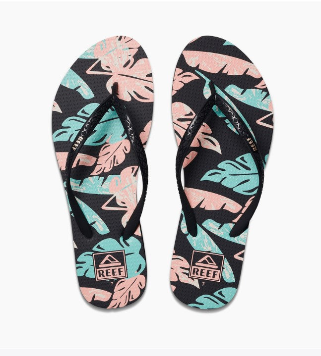 Reef Seaside Prints Women's Sandal - NEON MONSTERA Womens Footwear
