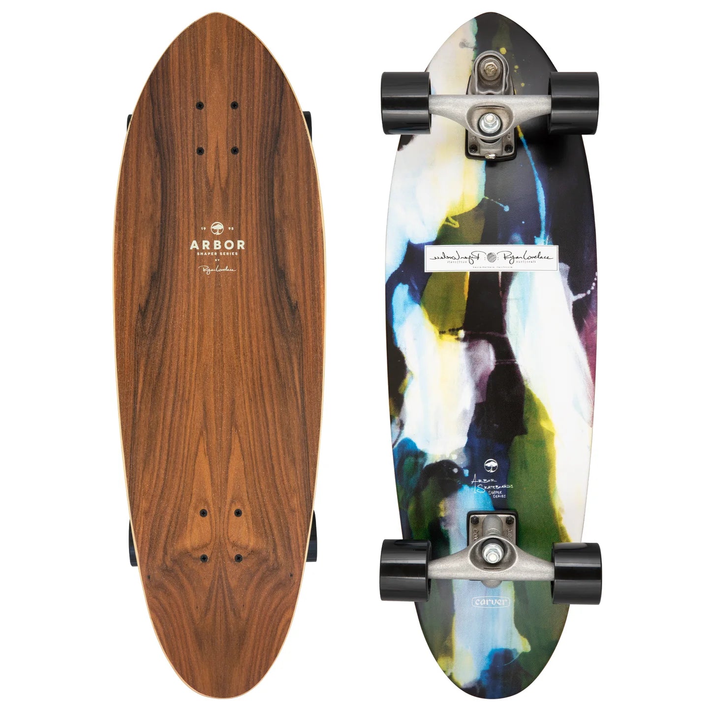 Arbor SurfSkate Ryan Lovelace Shaper Complete Skateboard - Mix Longboard Skateboard
