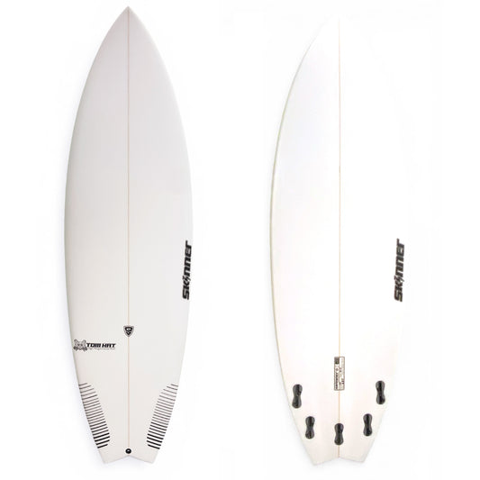 Skinner Surfboards Tom Kat Fish 6'2 x 21.5 x 36.5 L Epoxy 5 Fin FCS2 Surfboard