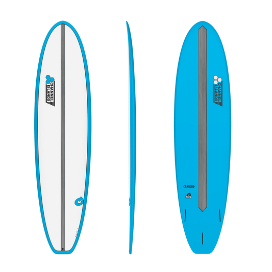 Channel Islands 7'6" Al Merrick Chancho Torq Surfboard - Blue Surfboard