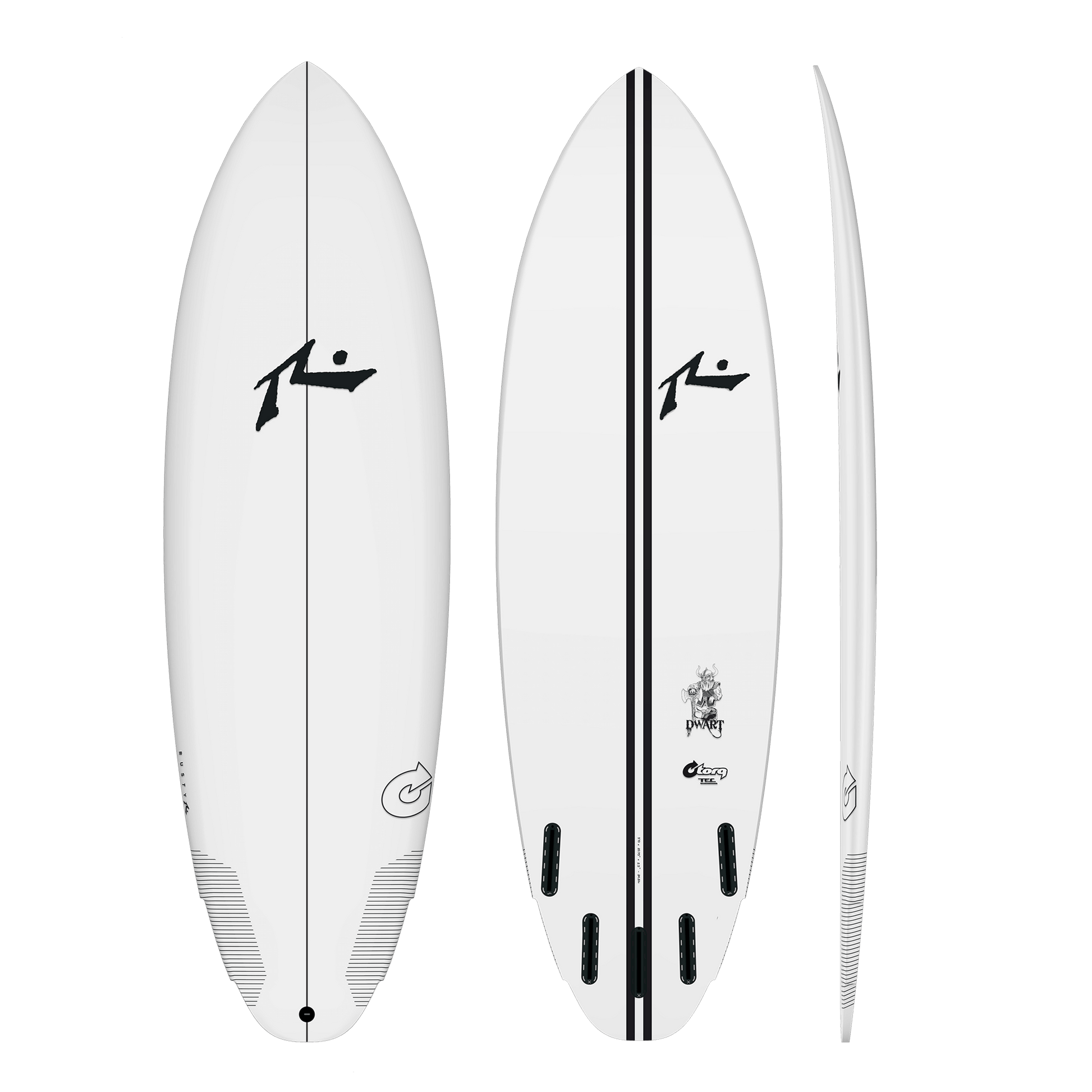 Rusty Surfboards Dwart x Torq Epoxy 6’2 x 21.25” x 2.63”- 39.1 ltr Surfboards