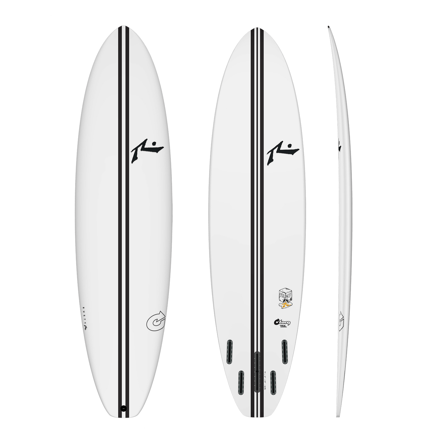 Rusty Surfboards Egg Not x Torq Epoxy 7’4 x 21.5” x 2.96”- 53.1 ltr Surfboards