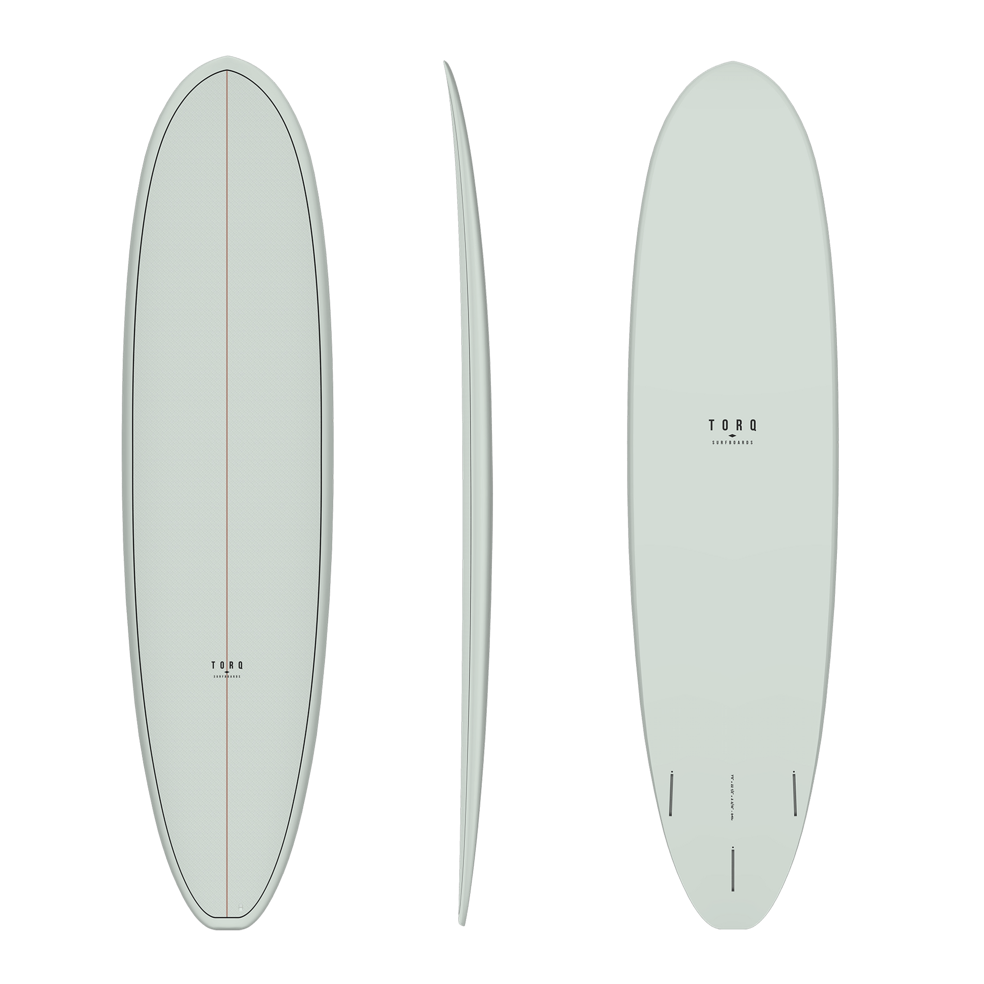 Torq 8'2" V+ Funboard TET Epoxy Surfboard - Olive pattern Surfboard