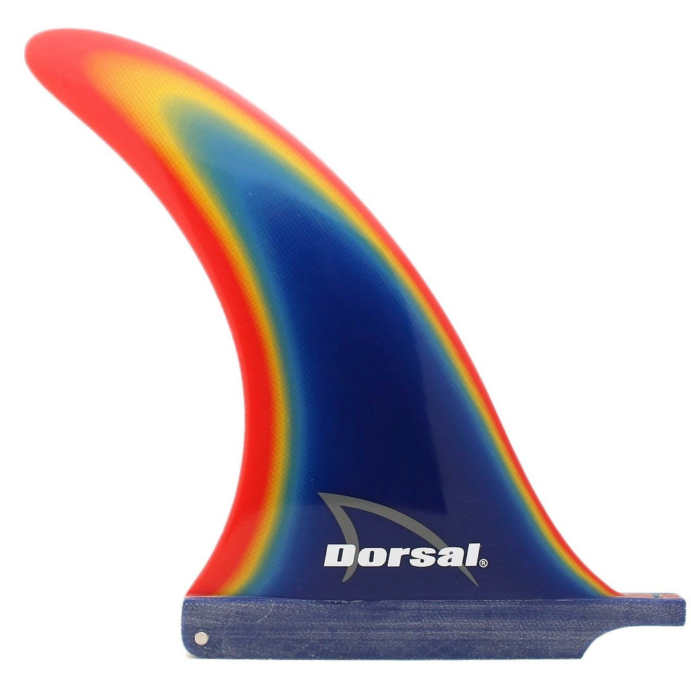 DORSAL Transition Rainbow Blue Fiberglass SUP Surf Longboard Surfboard Fin Longboard Rainbow Fins