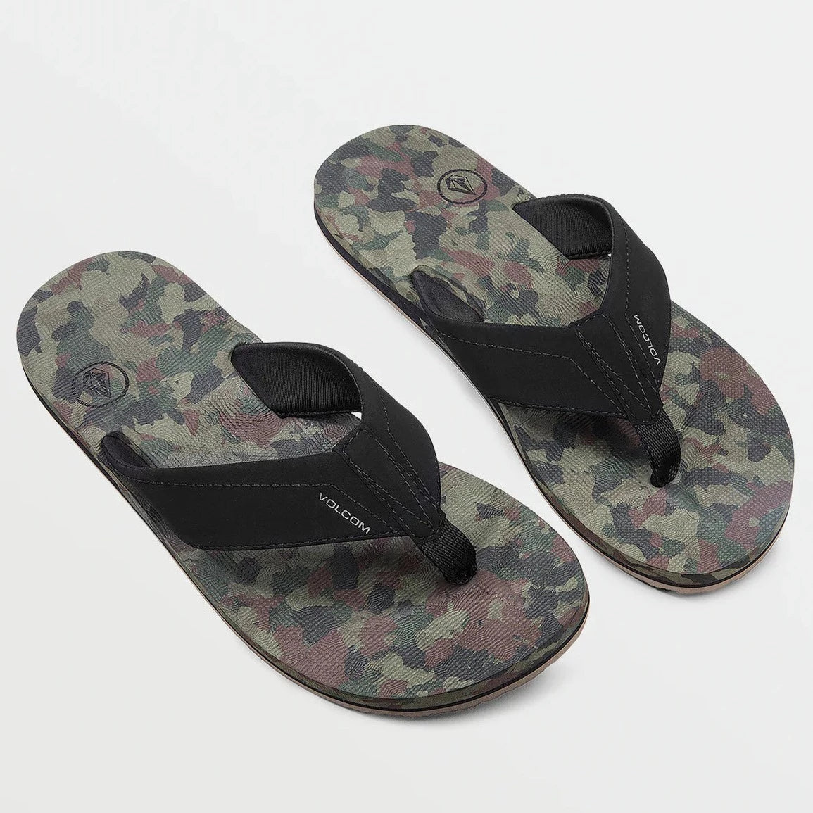 Volcom Victor Mens Sandals - Dark Camo