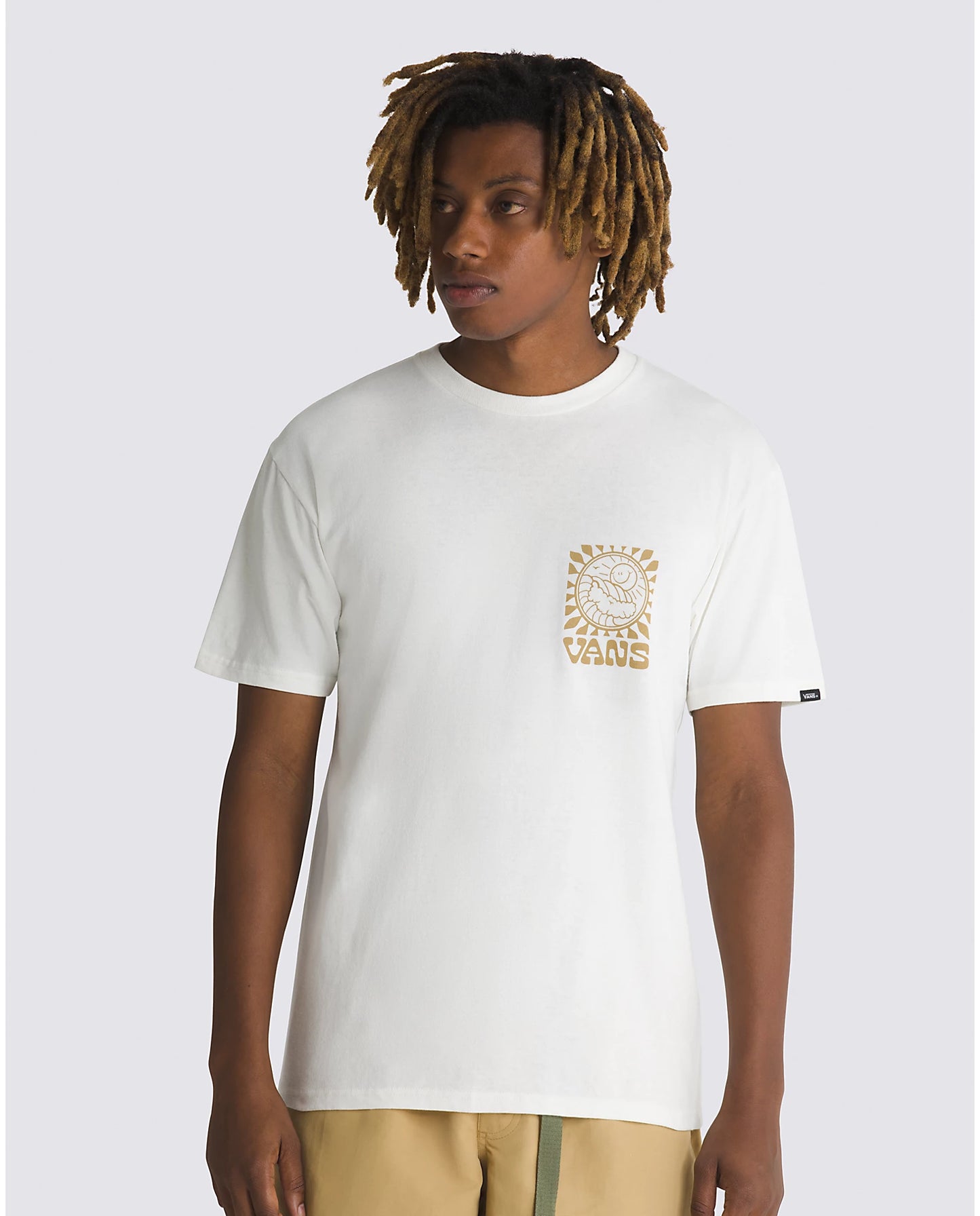 VANS Sun and Surf Men's Tee-Shirt - Off White Mens T Shirt