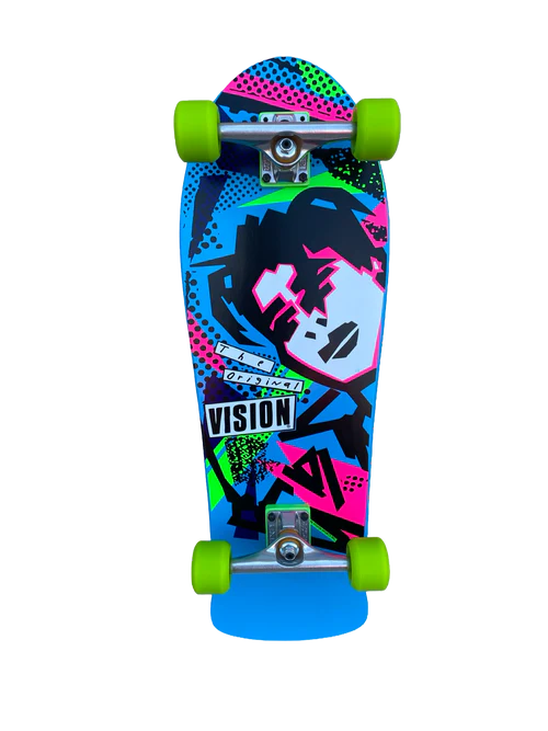 Vision Original Mark Gonzales OG Complete Skateboard 10 x 30 Blue Complete Skateboard