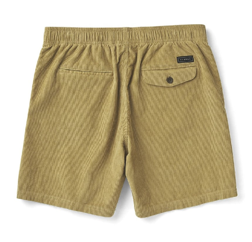 Vissla Cord No See Em's ECO Elastic Shorts 17" - Dark Sand Mens Shorts