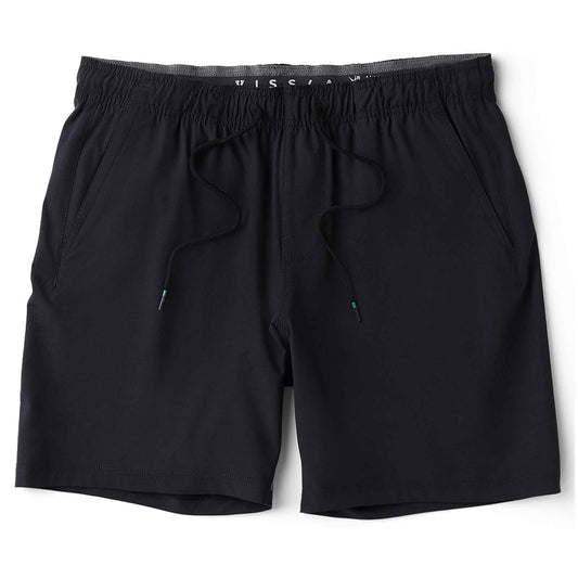 Vissla Hemp No See Em's ECO Elastic Shorts 18" - Black Mens Shorts
