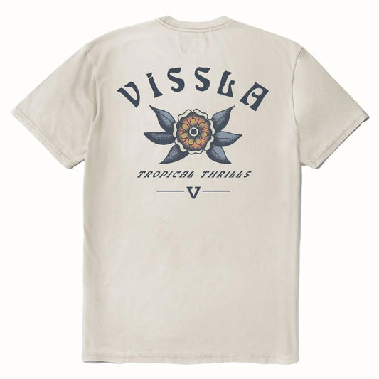 Vissla Inklines Cosmic Wash SS Premium Pocket Tee - Dune Mens T Shirt