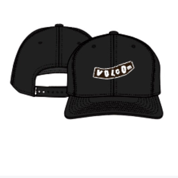 Volcom Get Air Pistol Snapback Hat - Black Mens Hat