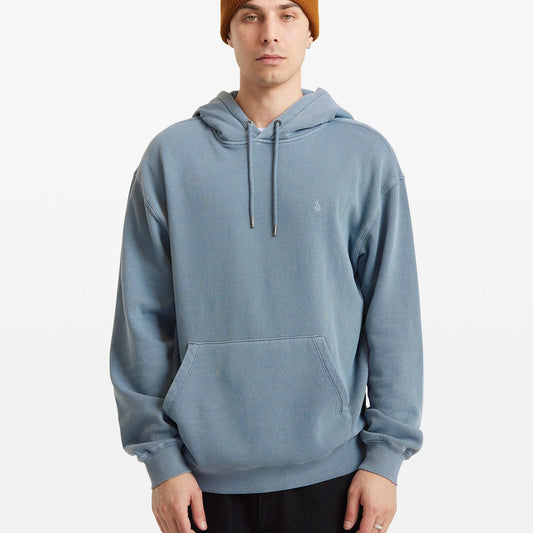 Volcom Single Stone Pullover Hoodie -  blue wash