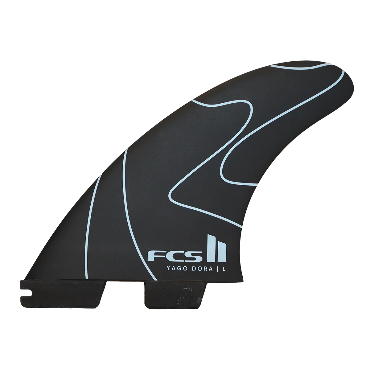 FCS II Yago Dora Signature PC Tri Fin Set Surfboard Fins Fins